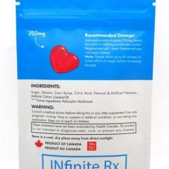 Alternative view of INfinite Rx Shroom Infused Heart Gummies Edibles (1000mg)